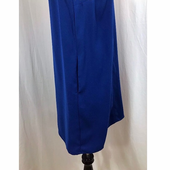 Jack by BB Dakota Blue Momsen Crepe Shift Dress - Picture 5 of 8